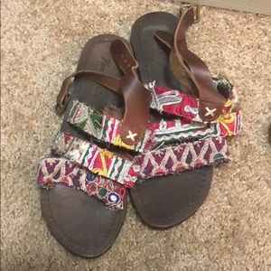 Free people colorful sandals